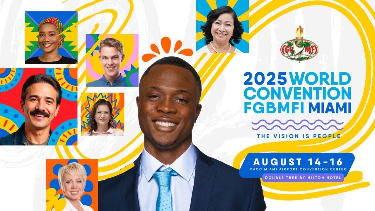 Announcing the FGBMFI WORLD CONVENTION 2025 Miami, Florida, USA August 14-16, 2025